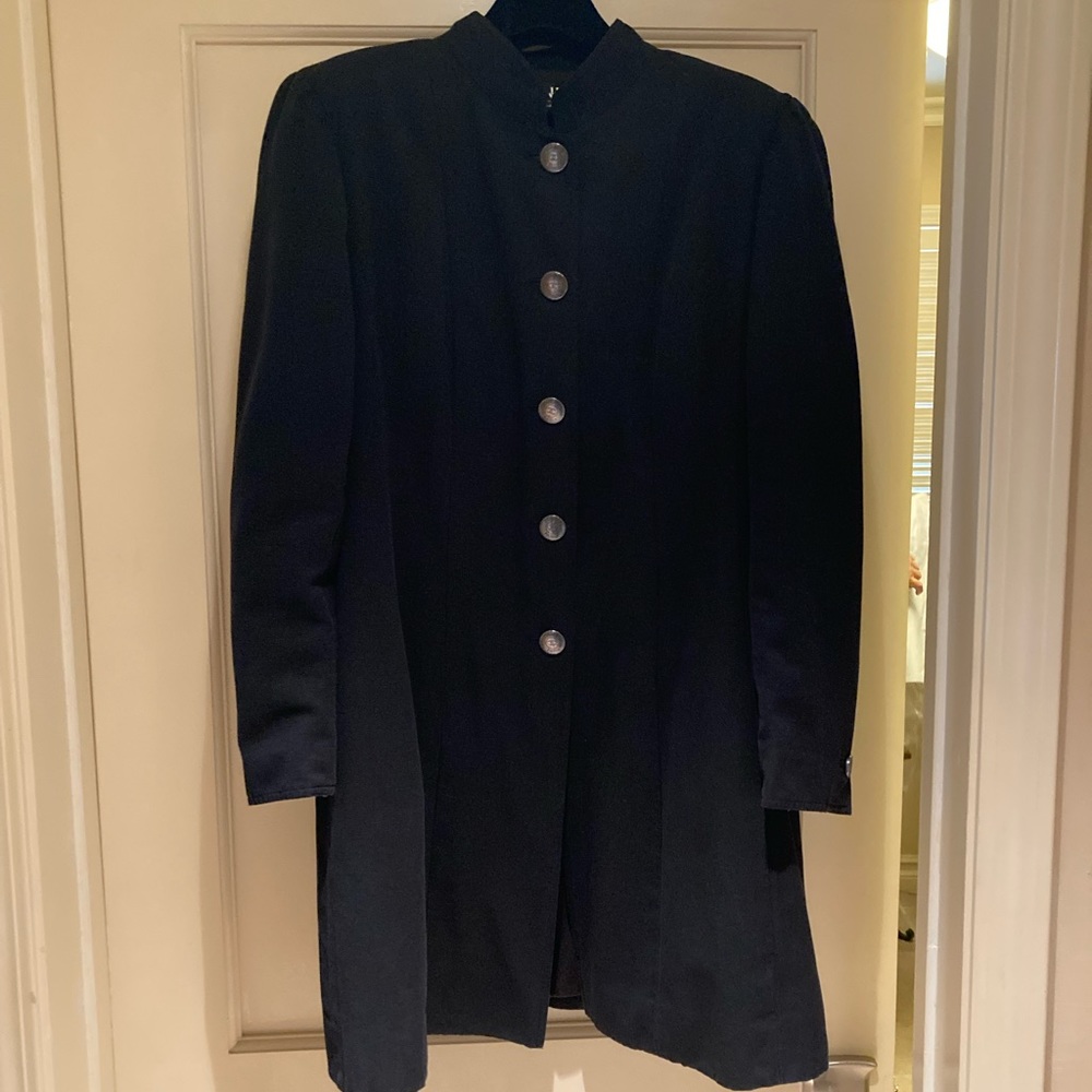 CHANEL black skirt suit, size 8, Authentic Vintage - Picture 2 of 8